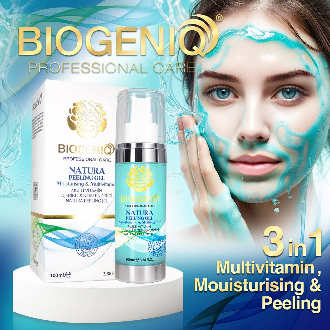 Biogeniq Natura Peeling Gel – Moisturizing & Multivitamin Care 3.38 fl.oz