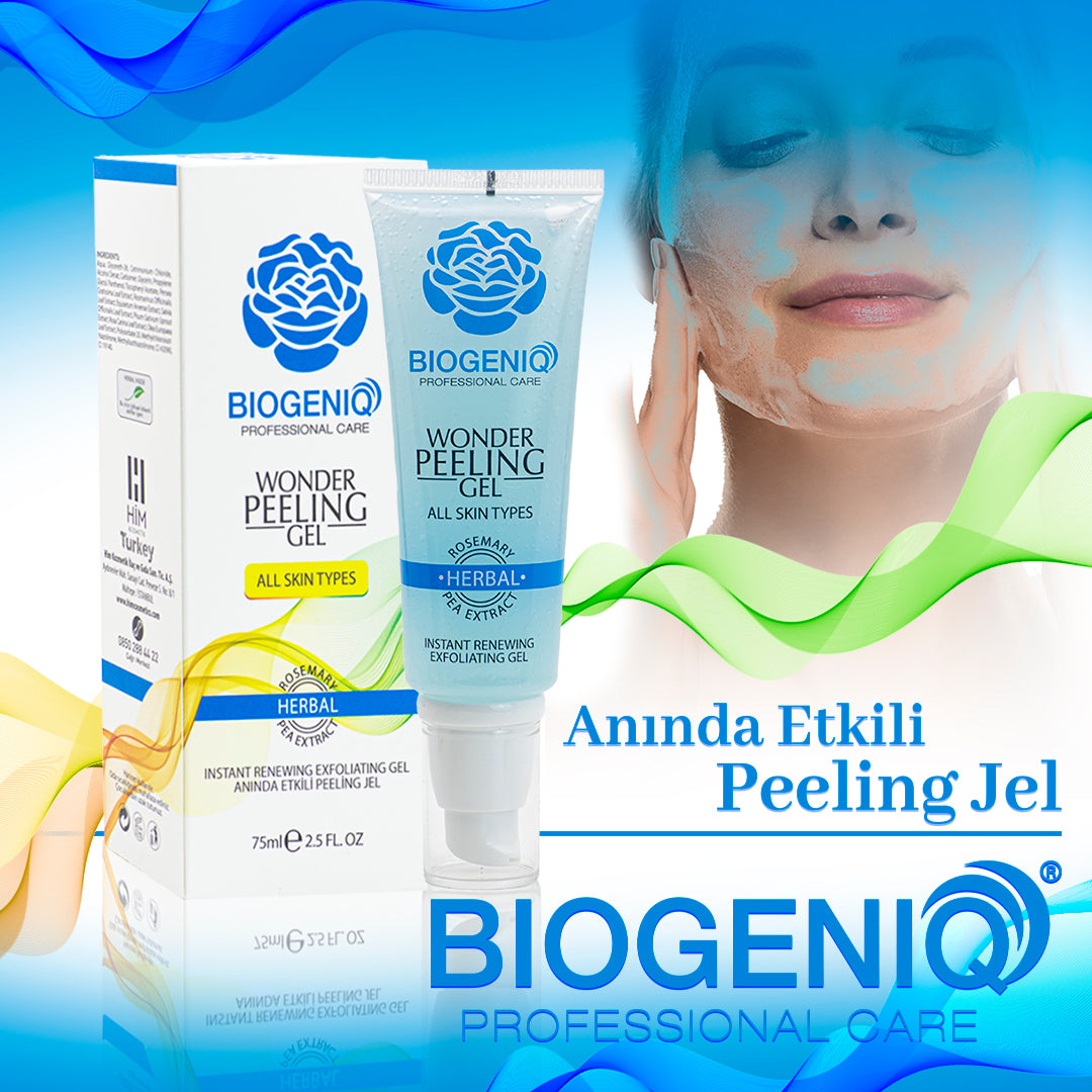 Biogeniq Wonder Peeling Gel – Deep Clean for All Skin Types 2.5 fl.oz